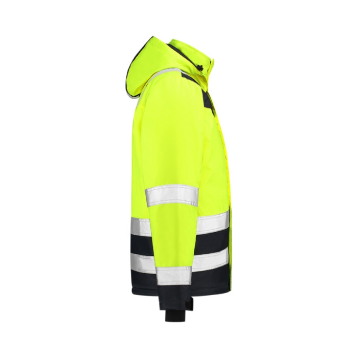 Blouson de travail unisex Midi Parka High Vis Bicolor T51 - jaune fluorescent
