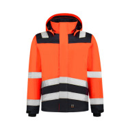 Blouson de travail unisex Midi Parka High Vis Bicolor T51 - orange fluorescent