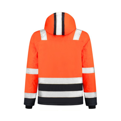 Blouson de travail unisex Midi Parka High Vis Bicolor T51 - orange fluorescent