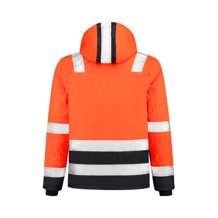 Blouson de travail unisex Midi Parka High Vis Bicolor T51 - orange fluorescent