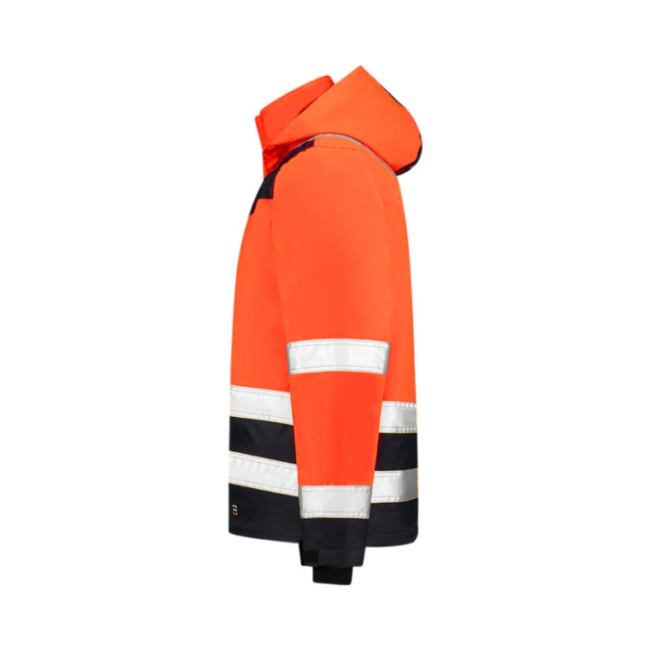 Blouson de travail unisex Midi Parka High Vis Bicolor T51 - orange fluorescent