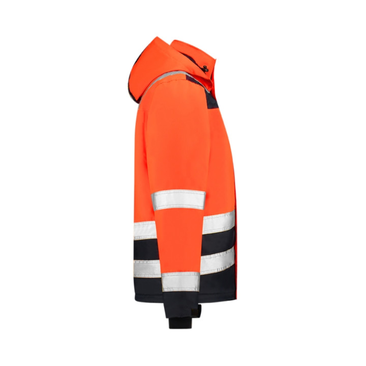 Blouson de travail unisex Midi Parka High Vis Bicolor T51 - orange fluorescent
