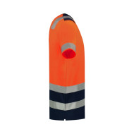 Tee-shirt unisex T-Shirt High Vis Bicolor T01 - orange fluorescent