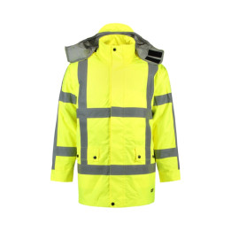 Blouson de travail unisex RWS Parka T50 - jaune fluorescent