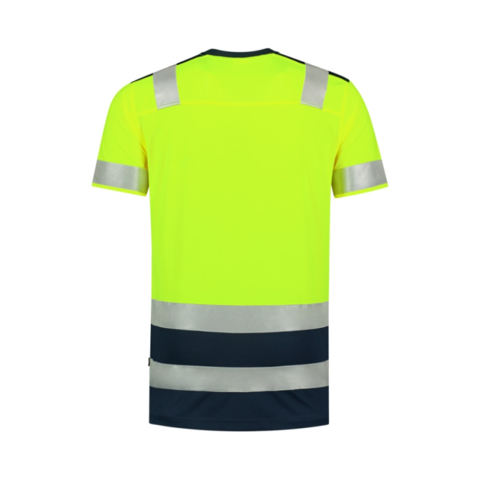 Tee-shirt unisex T-Shirt High Vis Bicolor T01 - jaune fluorescent