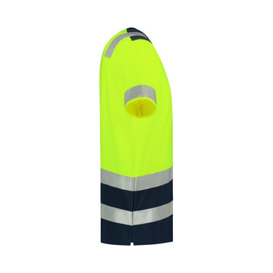 Tee-shirt unisex T-Shirt High Vis Bicolor T01 - jaune fluorescent
