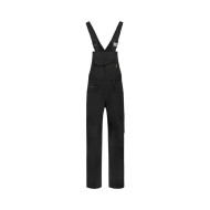 Cottes à brettelle unisex Dungaree Overall Industrial T66 - noir