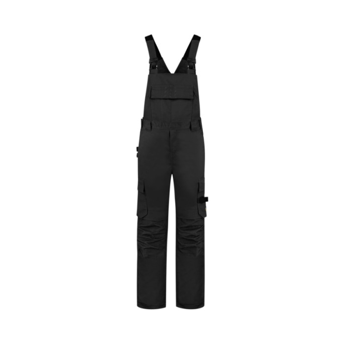 Cottes à brettelle unisex Bib & Brace Twill Cordura T67 - noir