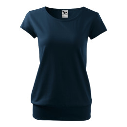 Tee-shirt femme City 120 - bleu marine
