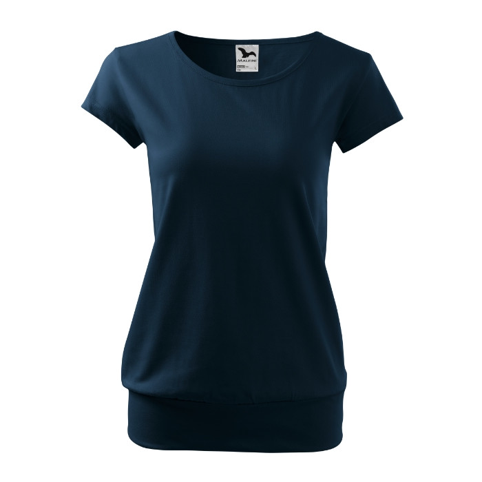 Tee-shirt femme City 120 - bleu marine