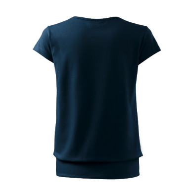 Tee-shirt femme City 120 - bleu marine