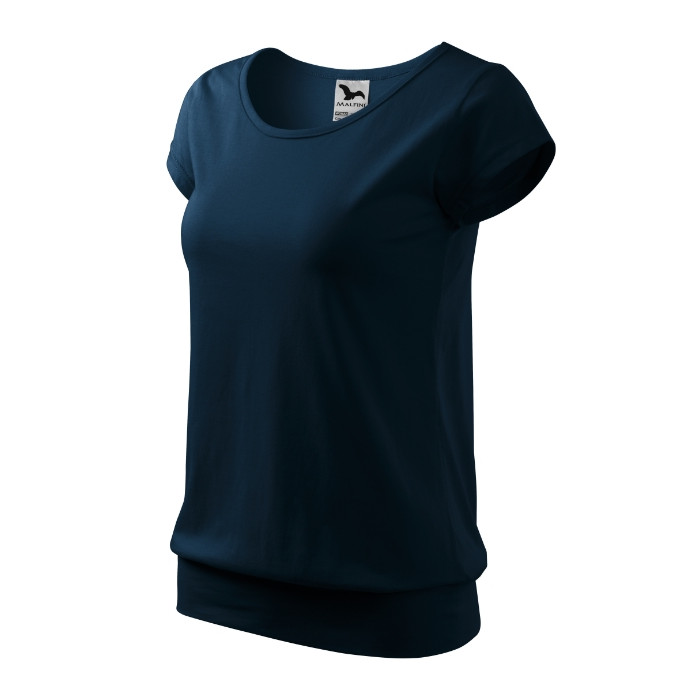 Tee-shirt femme City 120 - bleu marine