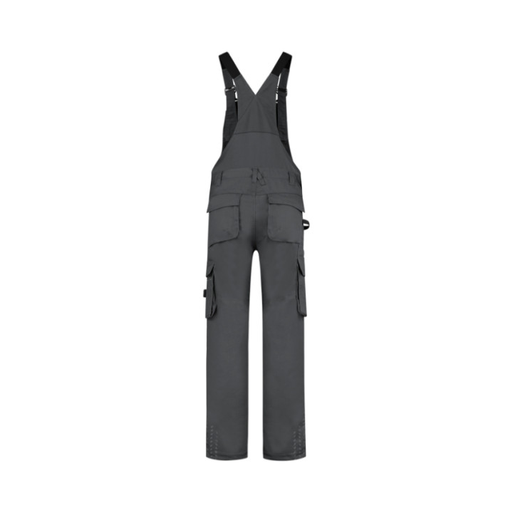 Cottes à brettelle unisex Bib & Brace Twill Cordura T67 - gris foncé