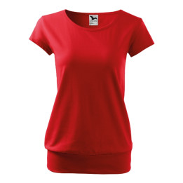 Tee-shirt femme City 120 - rouge