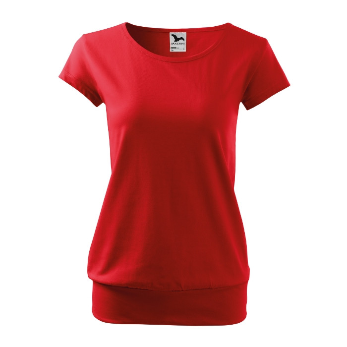 Tee-shirt femme City 120 - rouge