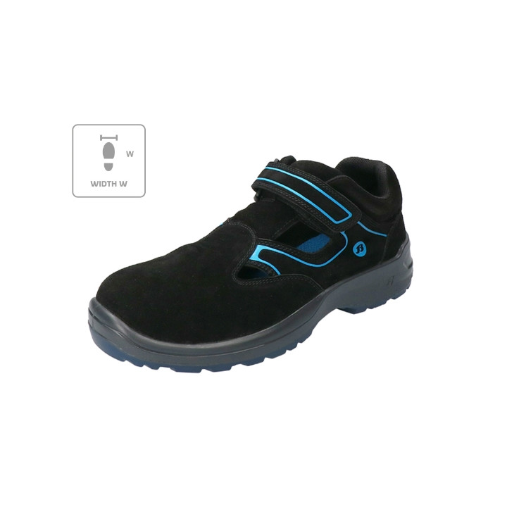 Sandales de sécurité unisex Falcon ESD W B76 - noir