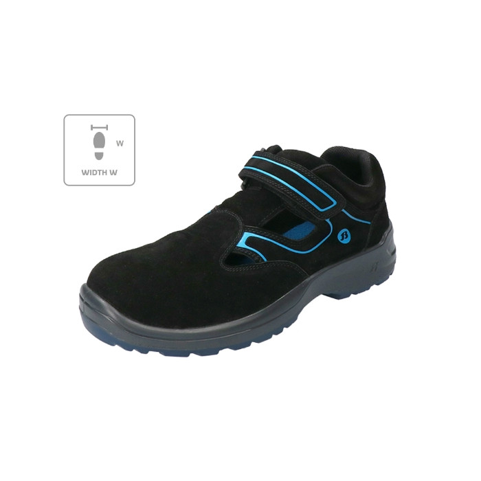 Sandales de sécurité unisex Falcon ESD W B76 - noir