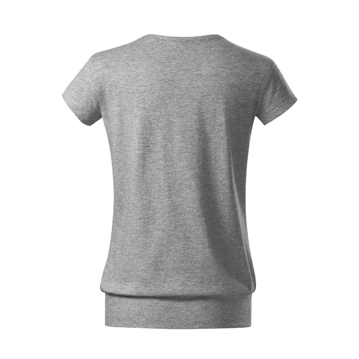 Tee-shirt femme City 120 - gris chiné foncé