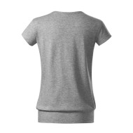 Tee-shirt femme City 120 - gris chiné foncé