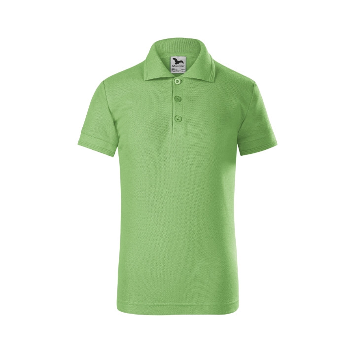 Polo enfant Pique Polo X22 - vert herbe