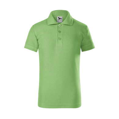 Polo enfant Pique Polo X22 - vert herbe