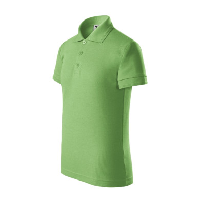 Polo enfant Pique Polo X22 - vert herbe