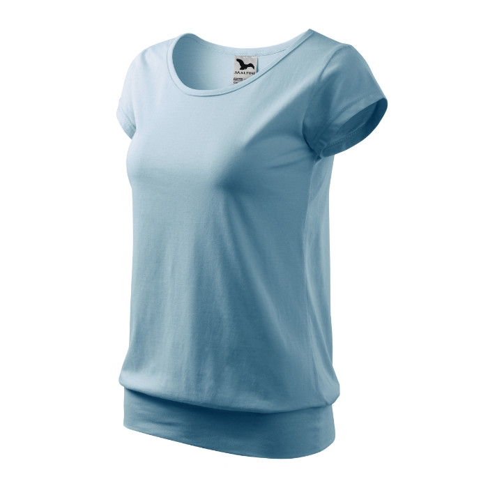 Tee-shirt femme City 120 - bleu ciel