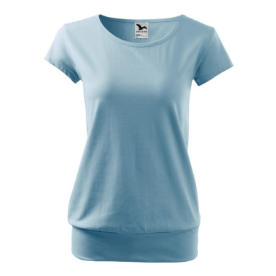 Tee-shirt femme City 120 - bleu ciel