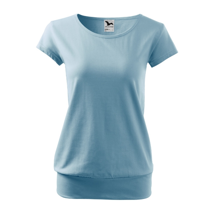 Tee-shirt femme City 120 - bleu ciel
