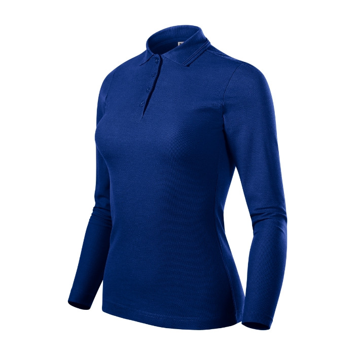 Polo femme Pique Polo LS 231 - bleu royal