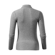 Polo femme Pique Polo LS 231 - gris chiné foncé
