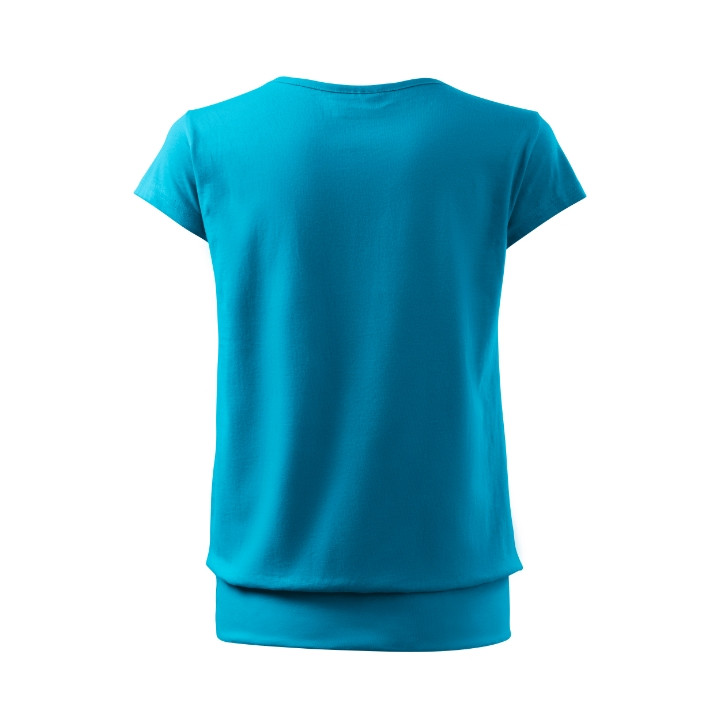 Tee-shirt femme City 120 - turquoise