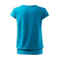 Tee-shirt femme City 120 - turquoise