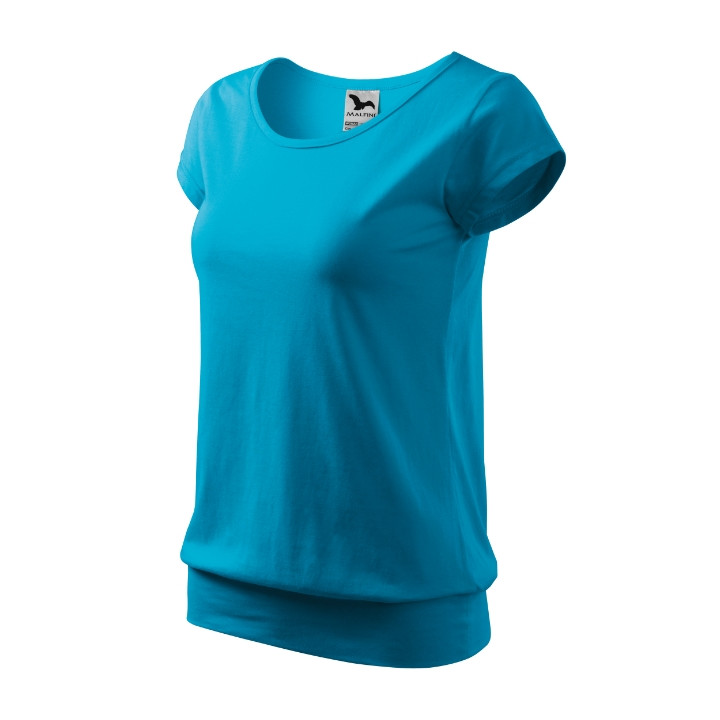 Tee-shirt femme City 120 - turquoise