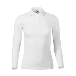 Polo femme Pique Polo LS 231 - blanc