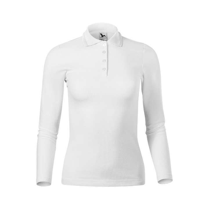 Polo femme Pique Polo LS 231 - blanc