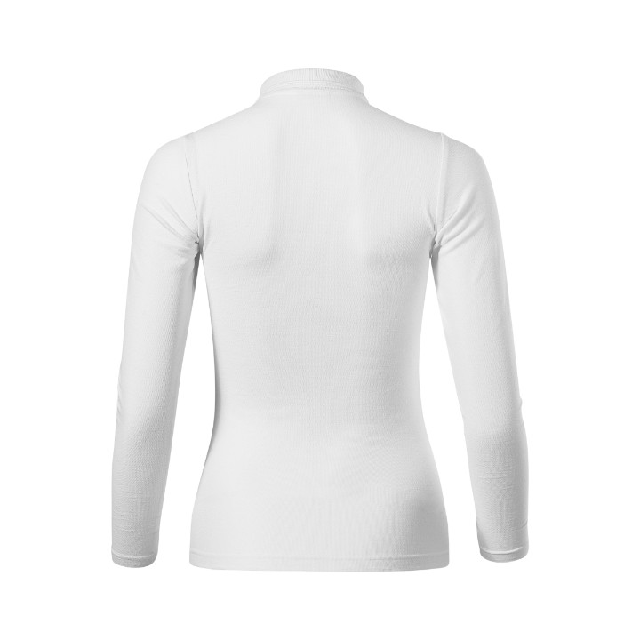 Polo femme Pique Polo LS 231 - blanc