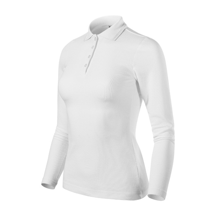 Polo femme Pique Polo LS 231 - blanc