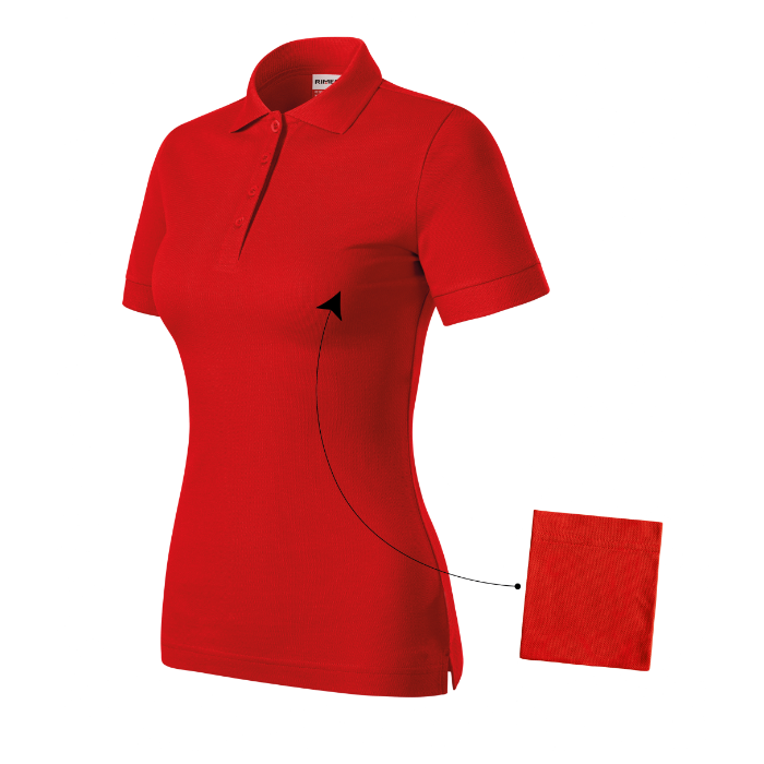 Polo femme Resist Heavy Polo R21 - rouge