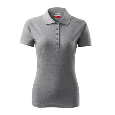 Polo femme Reserve R23 - gris chiné foncé