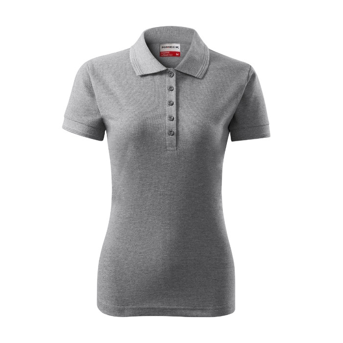 Polo femme Reserve R23 - gris chiné foncé