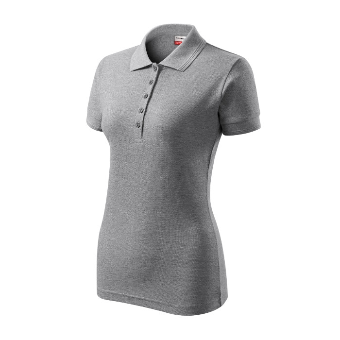 Polo femme Reserve R23 - gris chiné foncé