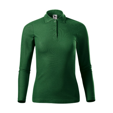 Polo femme Pique Polo LS 231 - vert bouteille