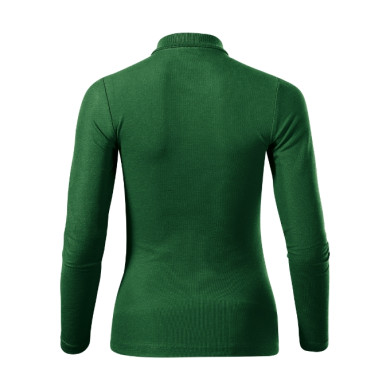 Polo femme Pique Polo LS 231 - vert bouteille