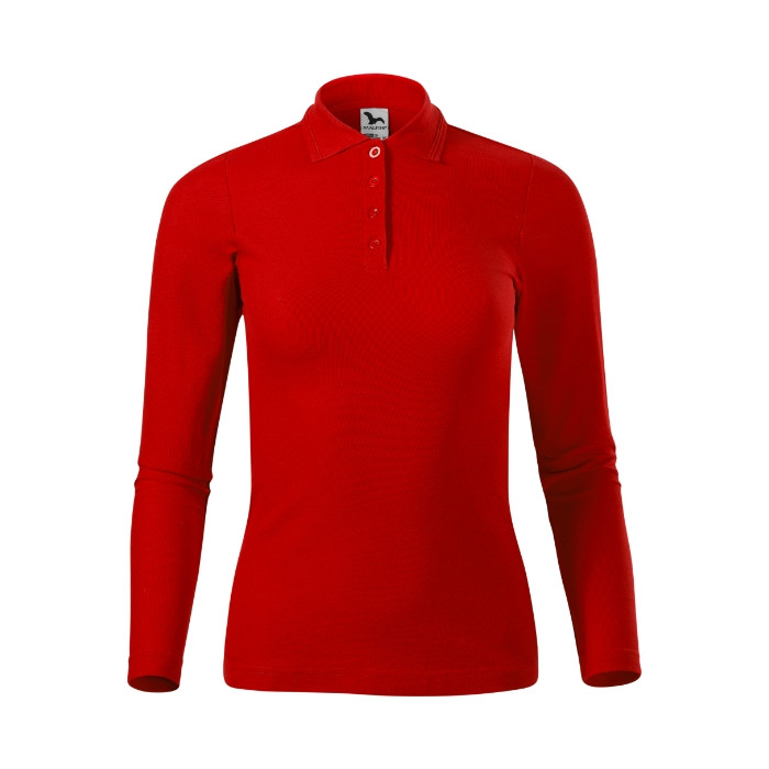 Polo femme Pique Polo LS 231 - rouge