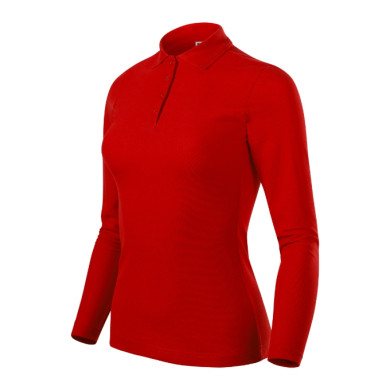 Polo femme Pique Polo LS 231 - rouge
