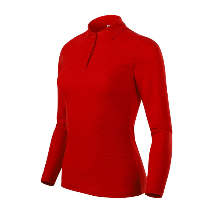 Polo femme Pique Polo LS 231 - rouge