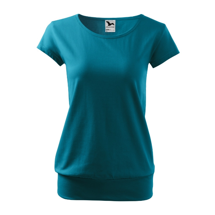 Tee-shirt femme City 120 - turquoise foncé