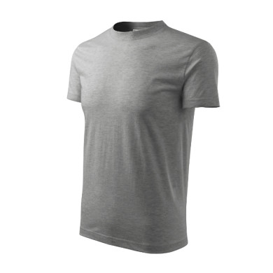 Tee-shirt unisex Base R06 - gris chiné foncé