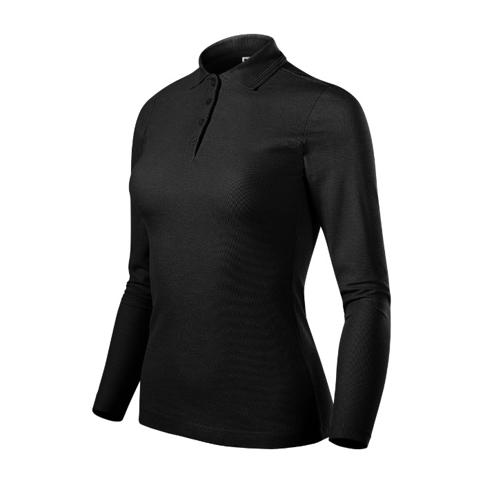 Polo femme Pique Polo LS 231 - noir